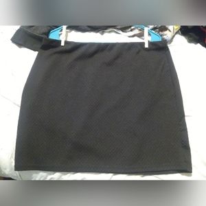 Short Black Straight Skirt